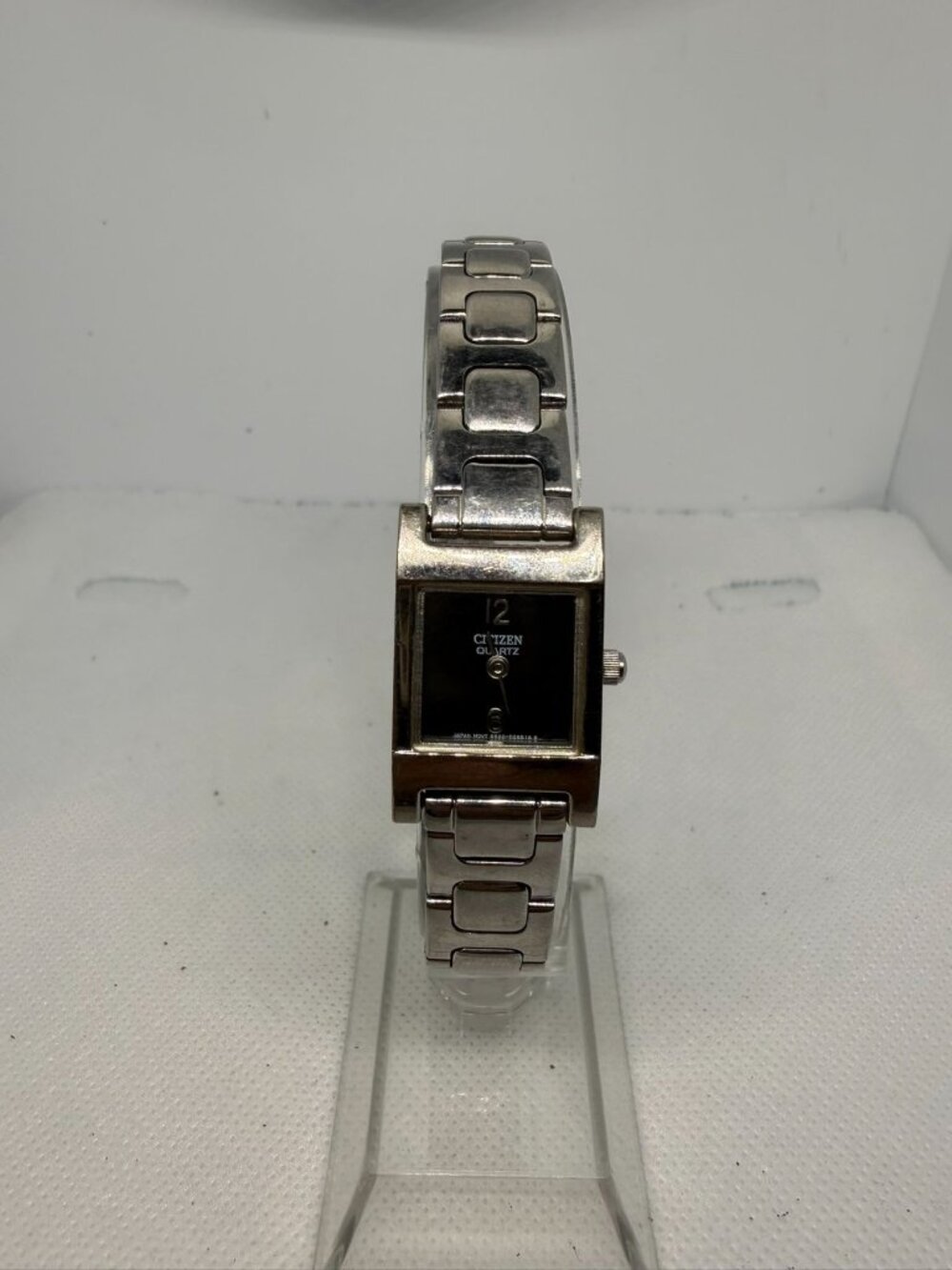 Citizen Elegance EK4640-59E Women 20MM Black Dial SS Quartz Dress Watch